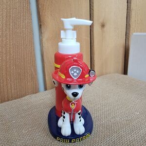 Paw Patrol Marshall Dalmation Fireman Ceramic Soap Shampoo Lotion Container 2016
